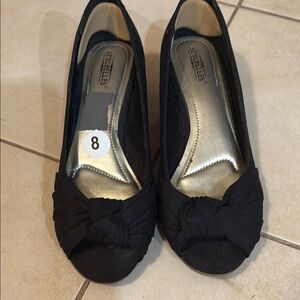 Seychelles Black wedge Shoes with Open Toe